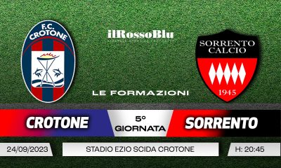 Banner Formazioni - Crotone_Sorrento (5° Giornata) 2023